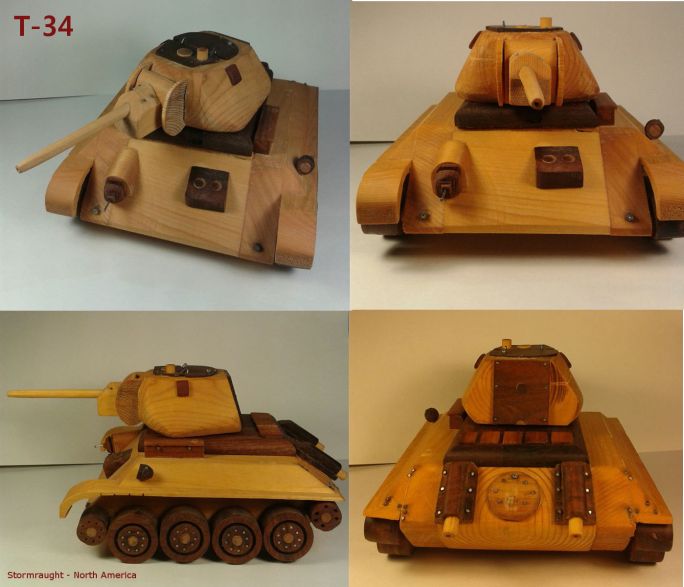 "Wood Tier T-34" by Stormraught